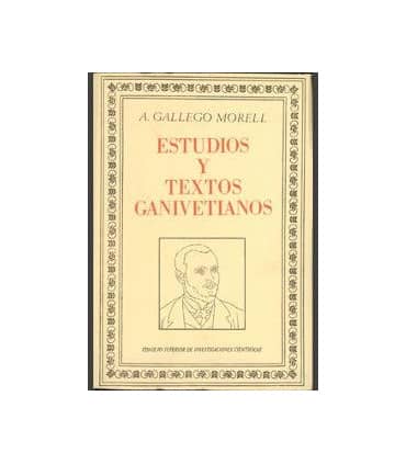 Estudios y textos ganivetianos