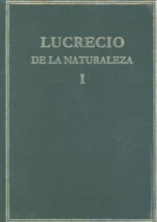 De la naturaleza. Vol. I. (Libros I-III)