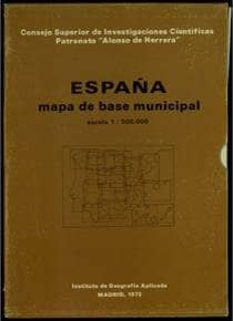España, mapa de base municipal