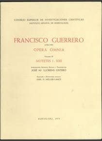 Opera omnia. Tomo III. Motetes I-XXII