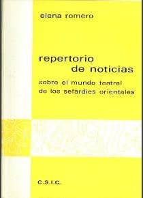 Repertorio de noticias sobre el mundo teatral de los sefardíes orientales