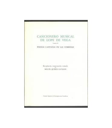 Cancionero musical de Lope de Vega. Tomo III. Poesías cantadas en las comedias