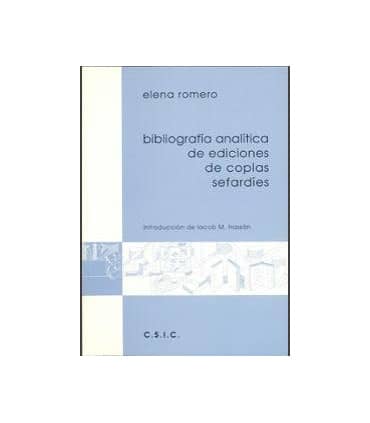 Bibliografía analítica de ediciones de coplas sefardíes