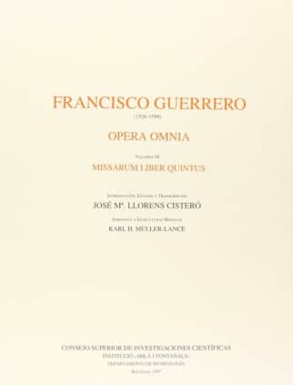 Opera omnia. Tomo IX. Misarum liber quintus