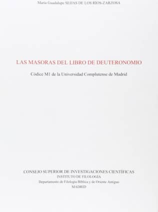 Las masoras del Libro de Deuteronomio