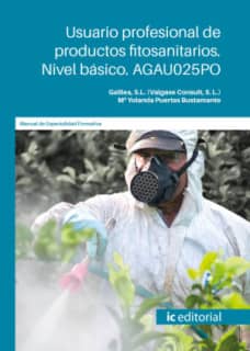 Usuario profesional de productos fitosanitarios. Nivel básico. AGAU025PO