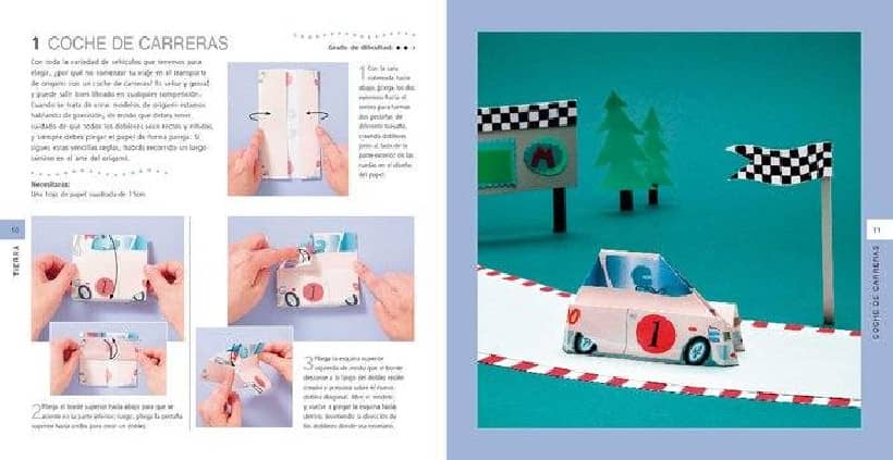 Origami, coches, embarcaciones, trenes y mucho más