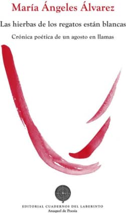 Las hierbas de los regatos están blancas