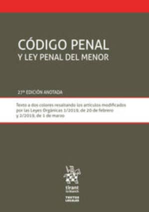 Código Penal y ley penal del menor 27ª Edición