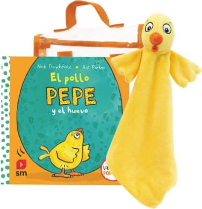 Pack doudou El pollo Pepe y el huevo