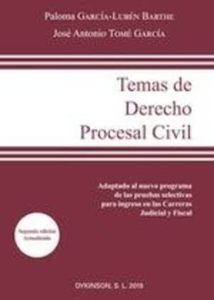 TEMAS DE DERECHO PROCESAL CIVIL 2019