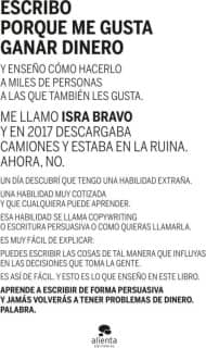 Escribo porque me gusta ganar dinero