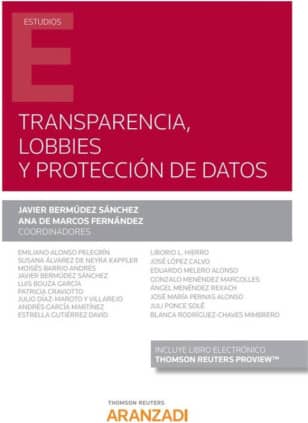 Transparencia, lobbies y protección de datos (Papel + e-book)