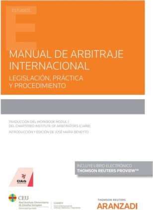 Manual de arbitraje internacional (Papel + e-book)