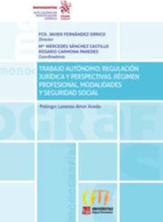 Trabajo Autónomo: Regulación Jurídica y Perspectivas. Régimen Profesional, Modalidades y Seguridad Social