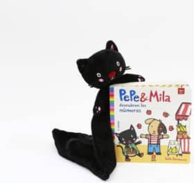 Pack con Doudou Pepe&Mila pasan el día en la granja