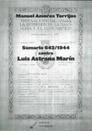 Sumario 642/1944 contra Luis Astrana Marín