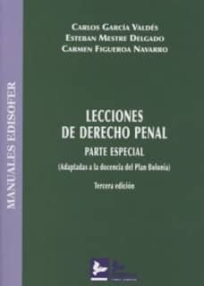 LECCIONES DE DERECHO PENAL, PARTE ESPECIAL