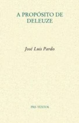 A propósito de Deleuze