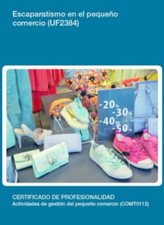 Escaparatismo en el pequeño comercio (UF2384)