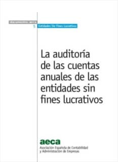 La auditoria de las cuentas anuales de las entidades sin fines lucrativos