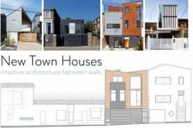 New Town Houses. Creative architecture between walls