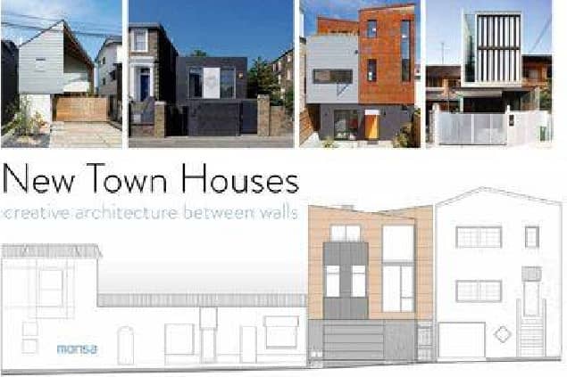 New Town Houses. Creative architecture between walls