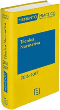 Memento Práctico Técnica Normativa 2016-2017