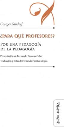 ¿Para qué profesores?