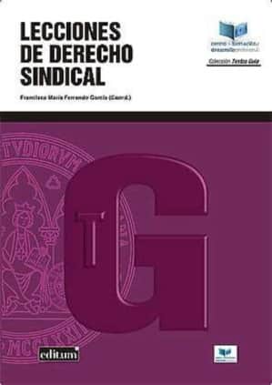 Lecciones de Derecho Sindical. 1ª Ed.