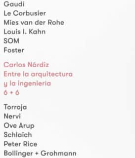 ENTRE LA ARQUITECTURA Y LA INGENIERÍA 6+6