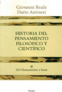 Historia del pensamiento filosófico y científico II