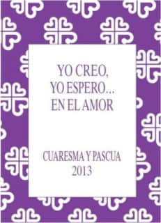 Yo creo, yo espero, en el amor