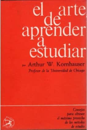 458. ARTE DE APRENDER A ESTUDIAR. TELA