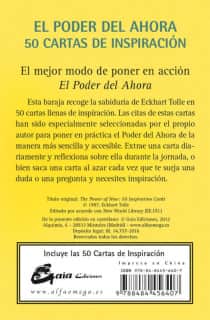 EL PODER DEL AHORA: 50 CARTAS DE INSPIRA