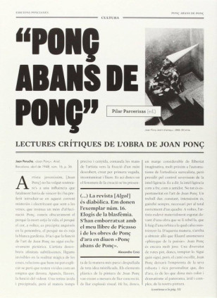 Ponç abans de Ponç