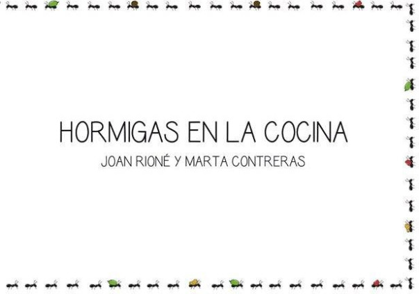 HORMIGAS EN LA COCINA