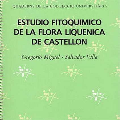 Estudio fitoquímico de la flora liquénica de Castellón