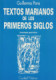 Textos marianos de los primeros siglos