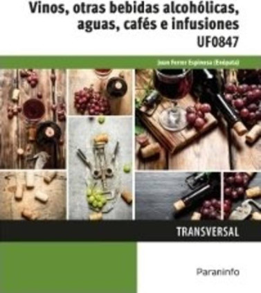 Vinos, otras bebidas alcohólicas, aguas, cafés e infusiones