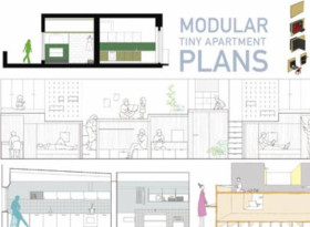 MODULAR TINY APARTMENT PLANS