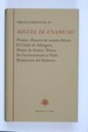 Poesías Rosario de sonetos líricos El Cristo de Velázquez Rimas de dentro Teresa De Fuerteventura a París Romancero del destierro