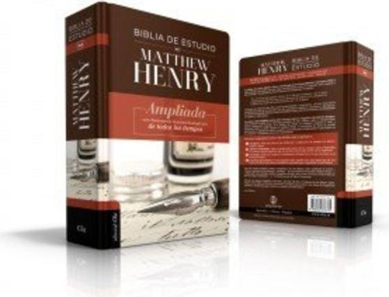 Biblia de estudio Matthew Henry - Hardcover con ndice