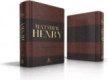 Biblia de estudio Matthew Henry - Leathersoft con ndice