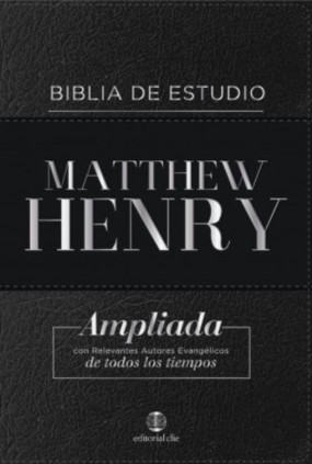 Biblia de estudio Matthew Henry- Bonded leather (piel fabricada)