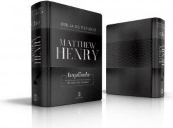 Biblia de estudio Matthew Henry - Bonded Leather con ndice