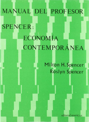 Manual del profesor. Economía contemporánea