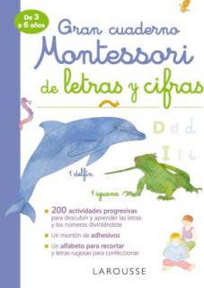 Gran cuaderno Montessori de letras y cifras