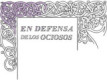 En defensa de los ociosos (Serie Great Ideas)