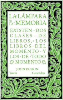 La lámpara de la memoria (Serie Great Ideas)